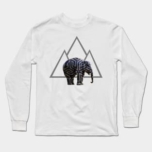 Elephant Tribe Mountain Long Sleeve T-Shirt